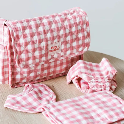 Tiny Tummies Diaper Bag - Strawberry Picnic - Tiny Harlow
