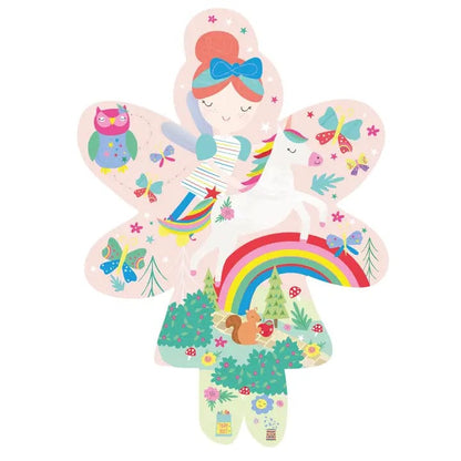 20pc Jigsaw in Shaped Box - Rainbow Fairy Floss and Rock Lil Tulips