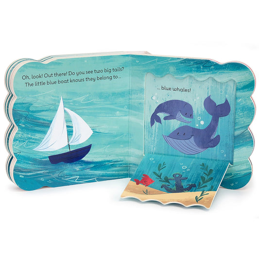 Little Blue Boat - Lift-A-Flap Board Book