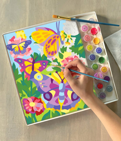 Paint By Numbers Butterflies + Blooms