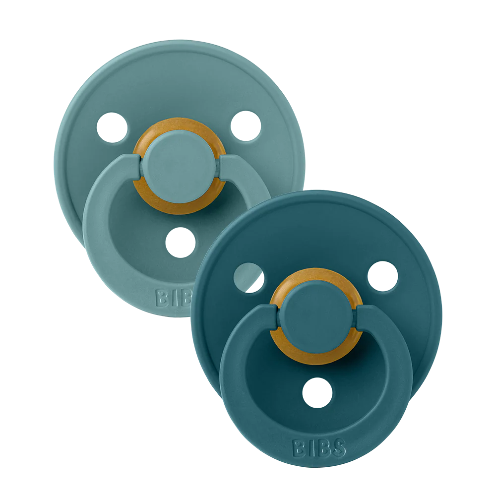 BiBS Pacifier 2 Pack - Island Sea/Forest Lake