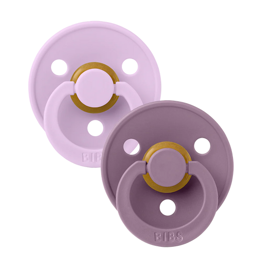 BiBS Pacifier 2 Pack - Violet Sky/Mauve
