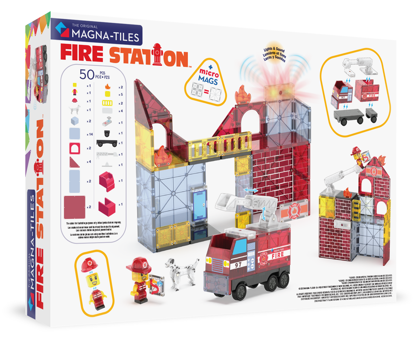 MAGNA-TILES® Fire Station