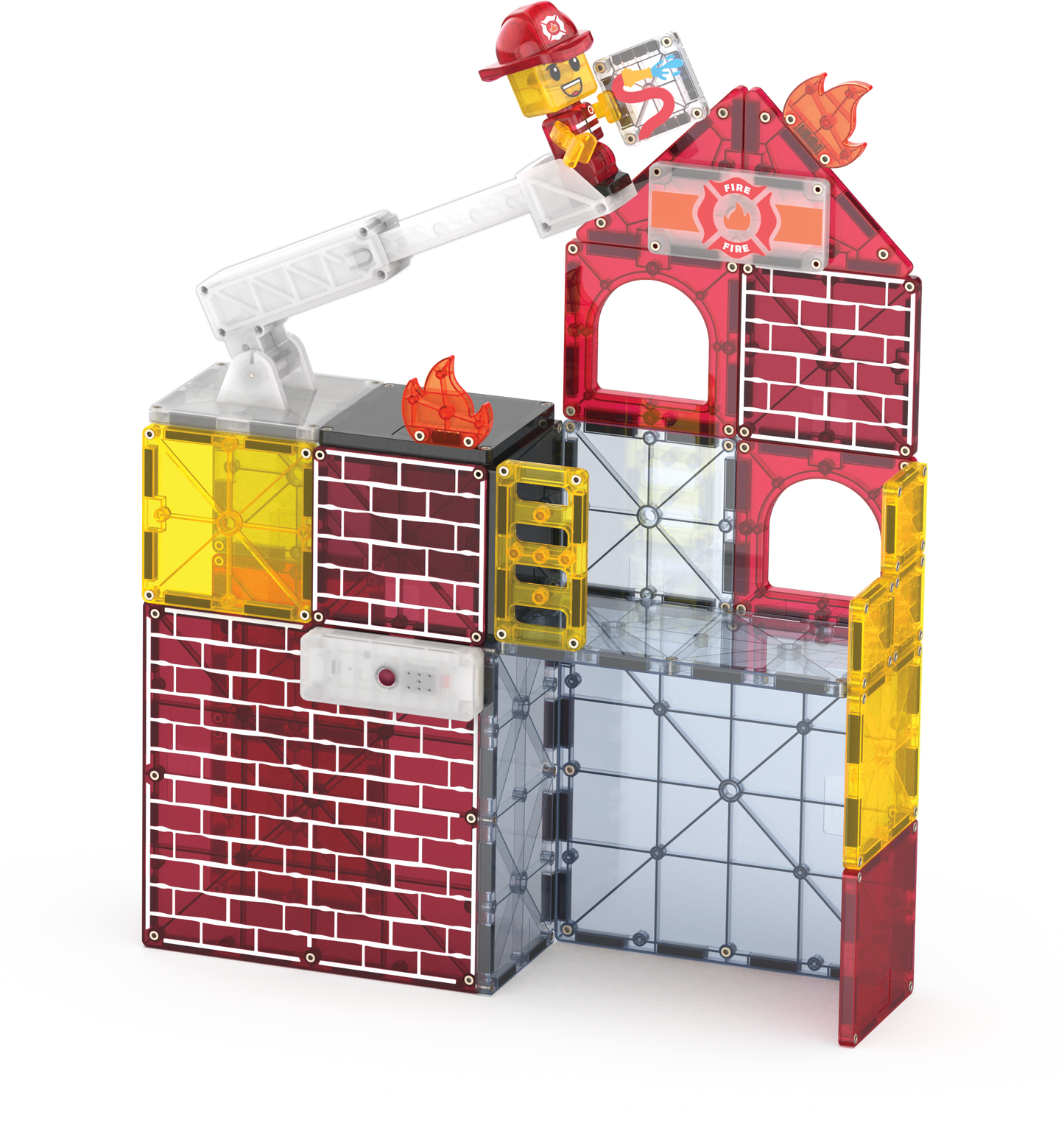 MAGNA-TILES® Fire Station