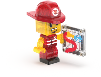 MAGNA-TILES® Fire Station