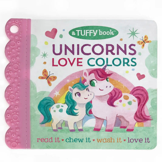 Unicorns Love Colors - Tuffy Teether Book