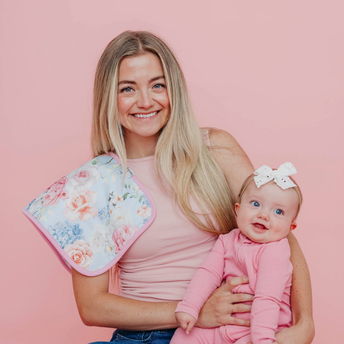 3 Pack Premium Burp Cloths - Genevieve Copper Pearl Lil Tulips