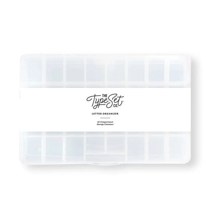 32-Compartment Magnetic Letter Organizer The Type Set Co. Lil Tulips