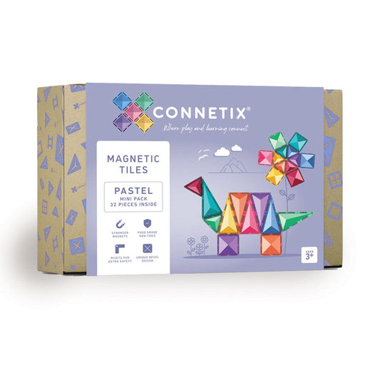 32 Piece Pastel Mini Pack Connetix Lil Tulips