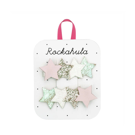 Enchanted Shimmer Star Hair Clips