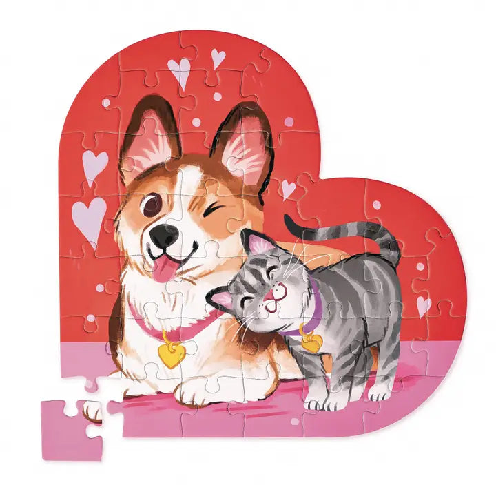 36-Piece Shaped Box Puzzle - Friends Furrever Crocodile Creek Lil Tulips