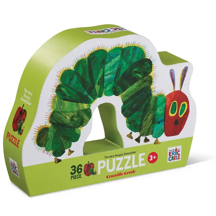 36-Piece Shaped Box Puzzle - Very Hungry Caterpillar Crocodile Creek Lil Tulips