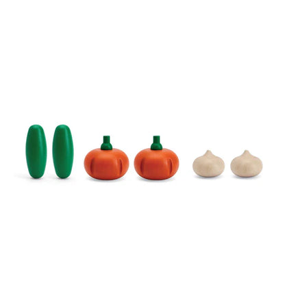 Fresh Produce Set E (Cucumbers, Onions & Pumpkins)