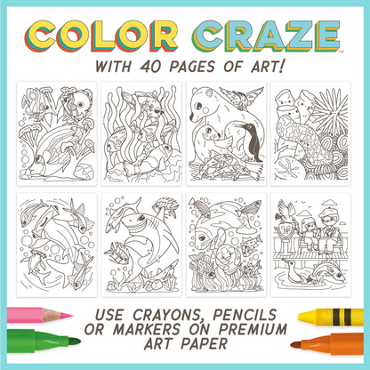 Color Craze Coloring Book - Ocean Pals