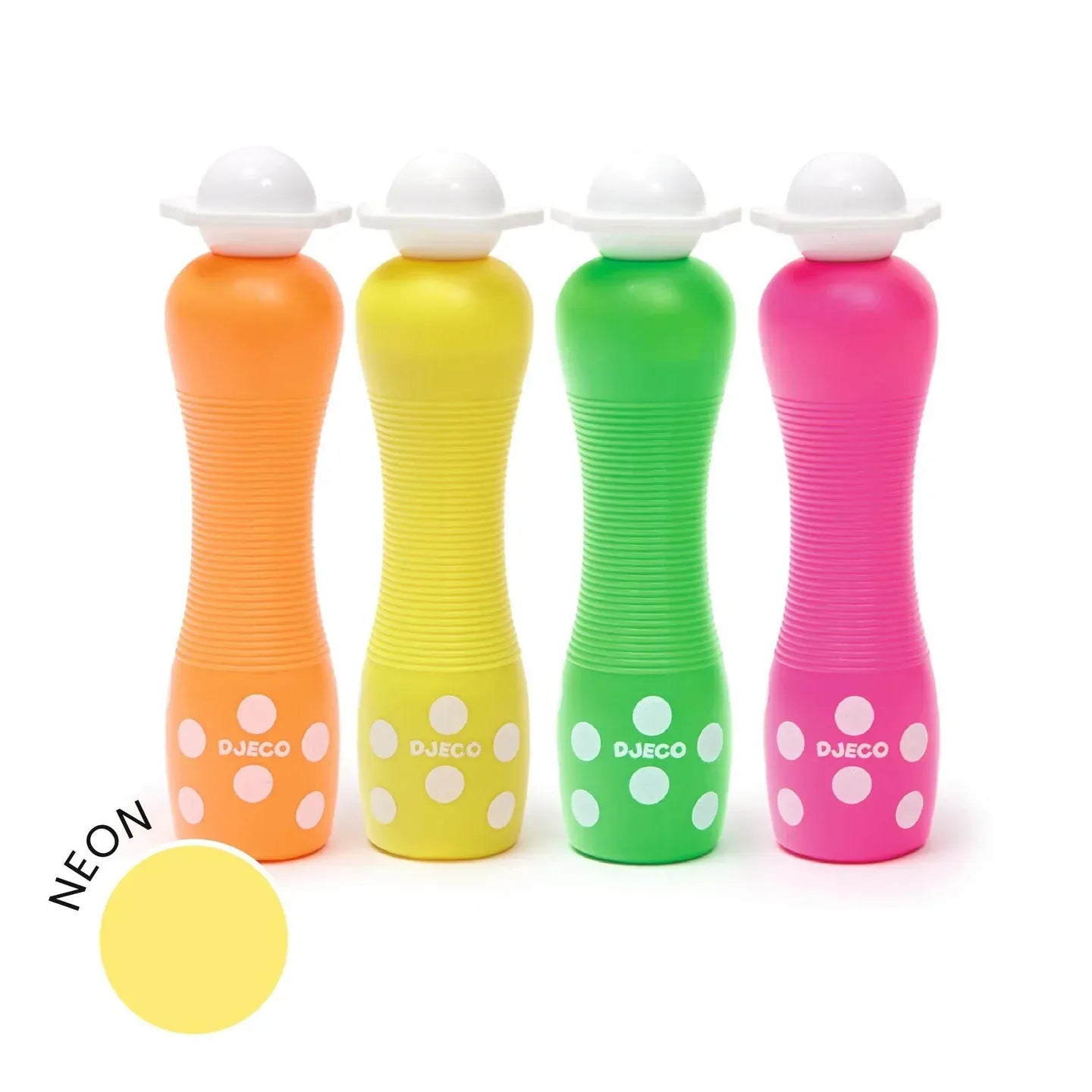 4 Foam Markers - Neon Djeco Lil Tulips