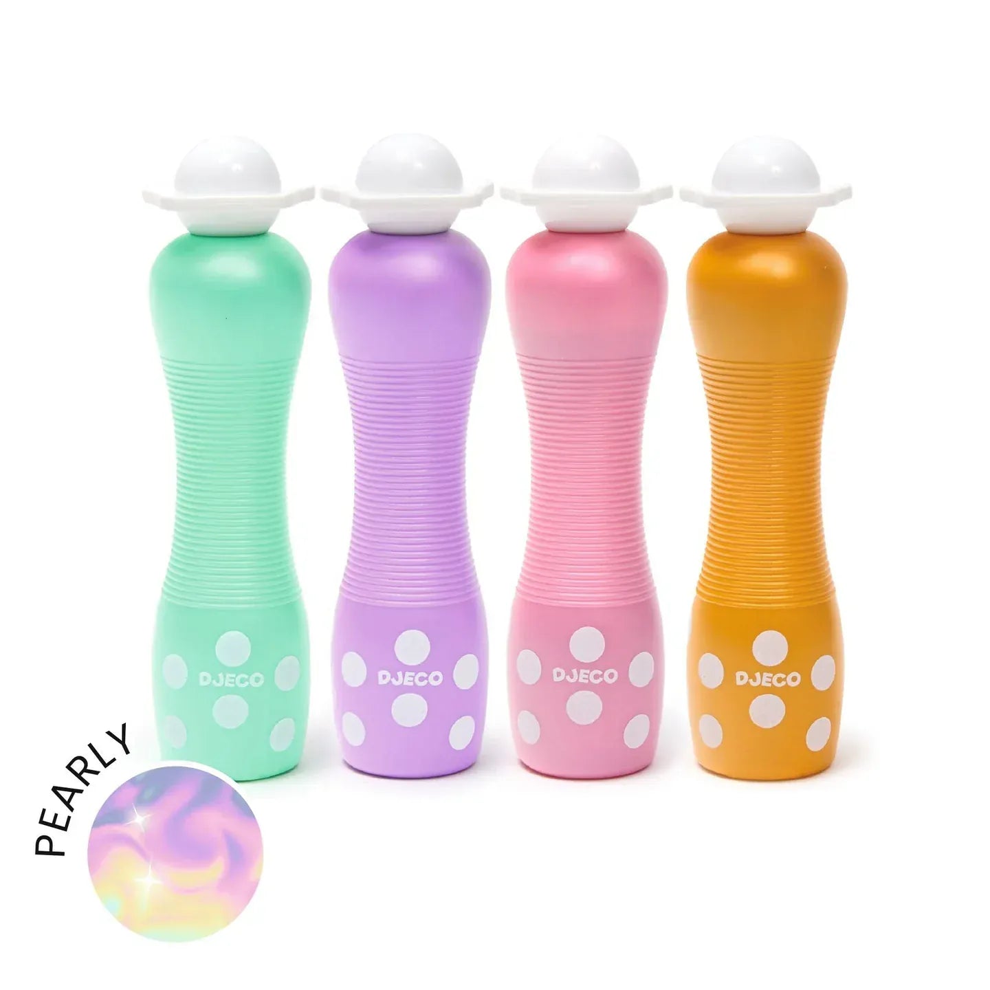 4 Foam Markers - Pearly Djeco Lil Tulips