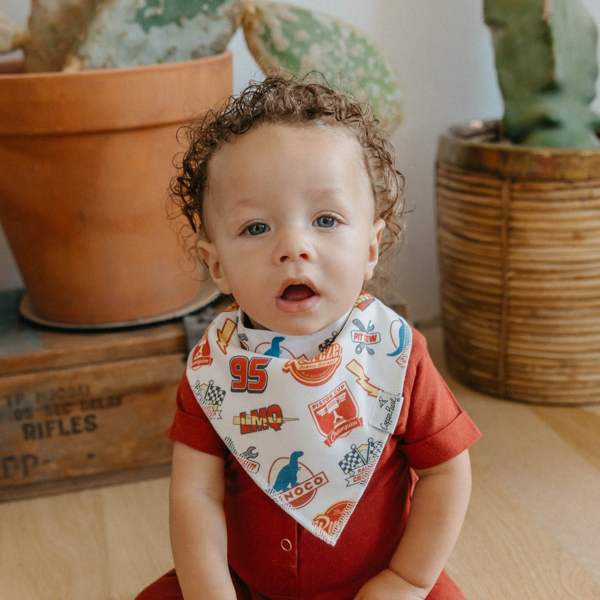 4 Pack Baby Bandana Bibs - Disney Pixar Cars Copper Pearl Lil Tulips