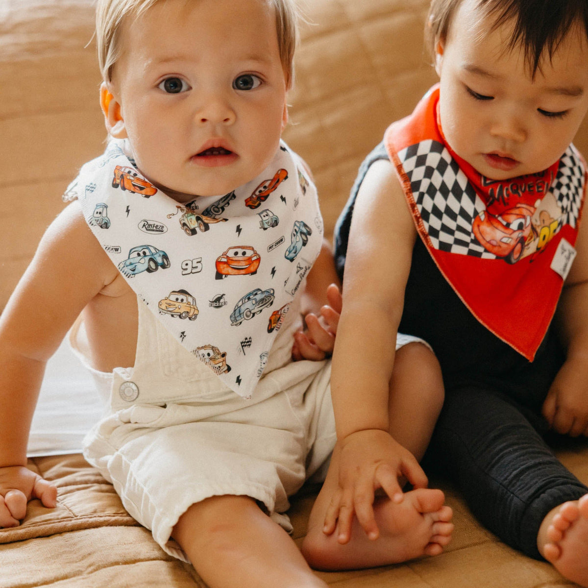 4 Pack Baby Bandana Bibs - Disney Pixar Cars Copper Pearl Lil Tulips