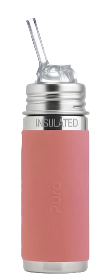 Kiki® 9oz Insulated Straw Bottle - Rose