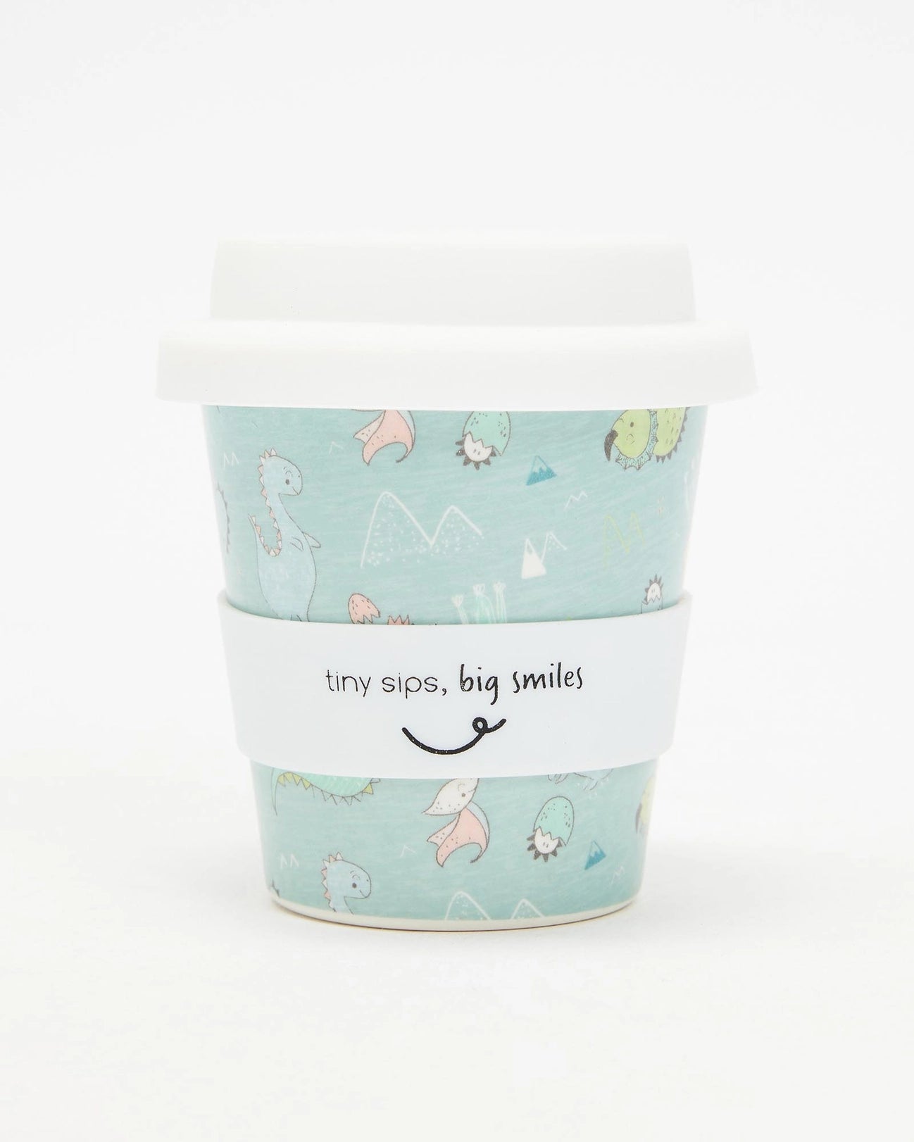Itti Bamboo Baby Cino Cup + 2 Straws - Dino