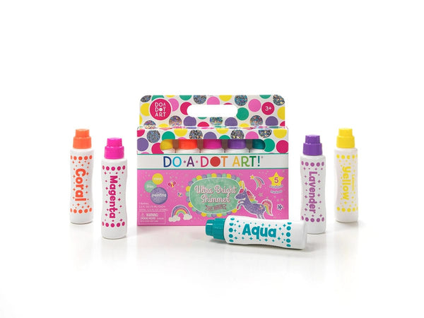 5 Pack Ultra Bright Shimmer Marker Do a Dot Art Lil Tulips