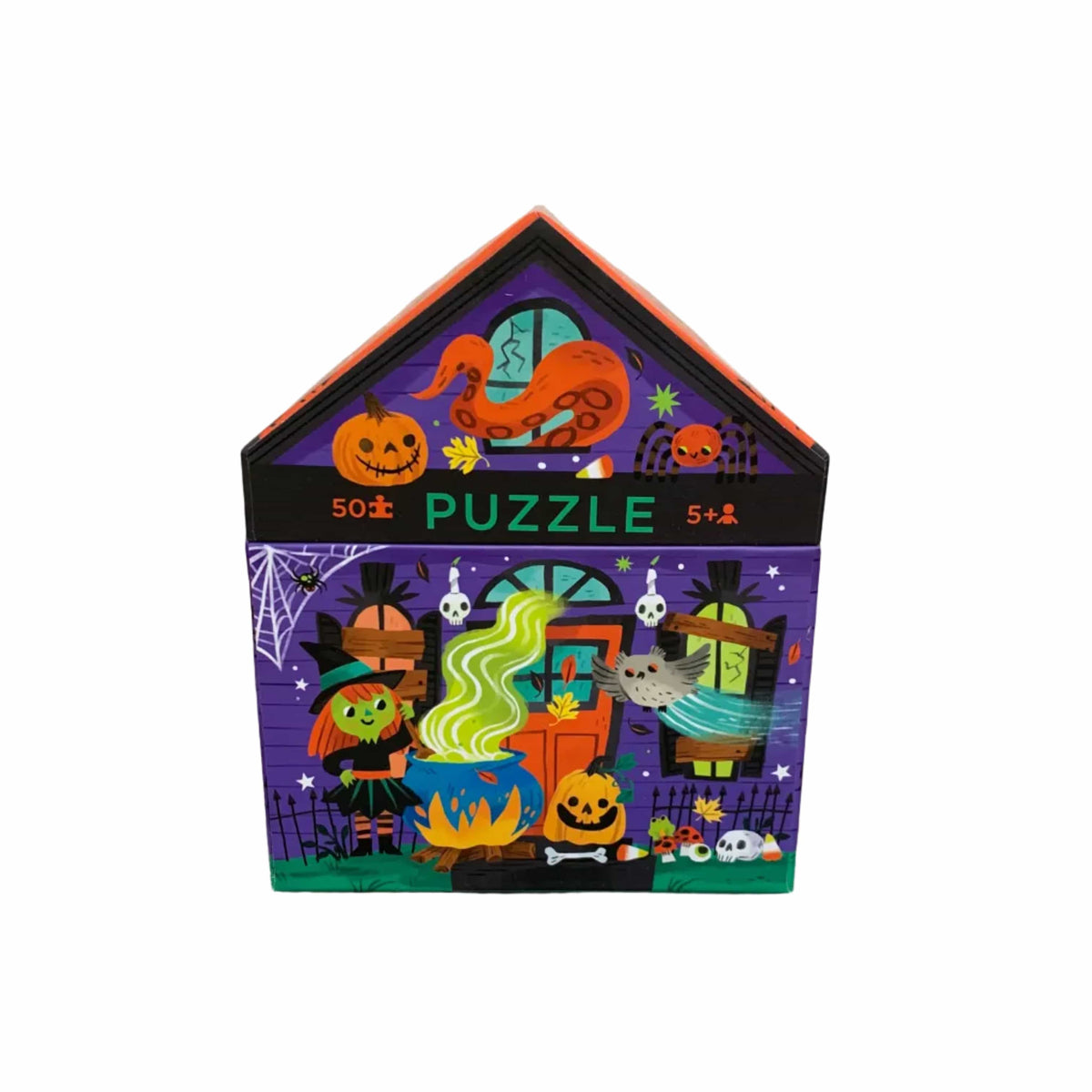 50-Piece Puzzle - Haunted House Crocodile Creek Lil Tulips