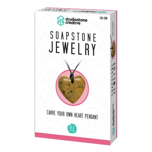 Heart Soapstone Pendant Jewelry Kit Carving and Whittling*
