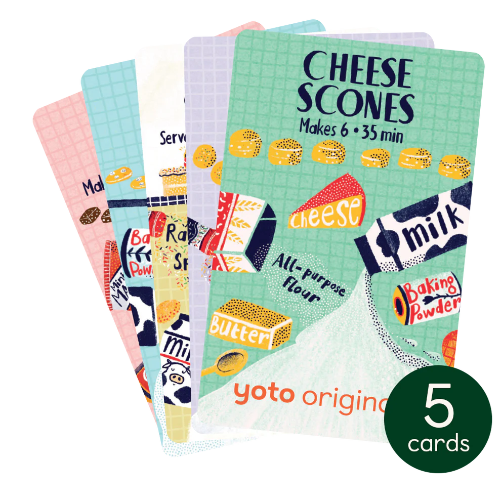 Baking with Yoto - 5 Audiobook Cards
