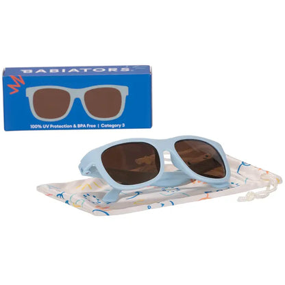 Baby Blue- Amber Lens - Navigator Sunglasses