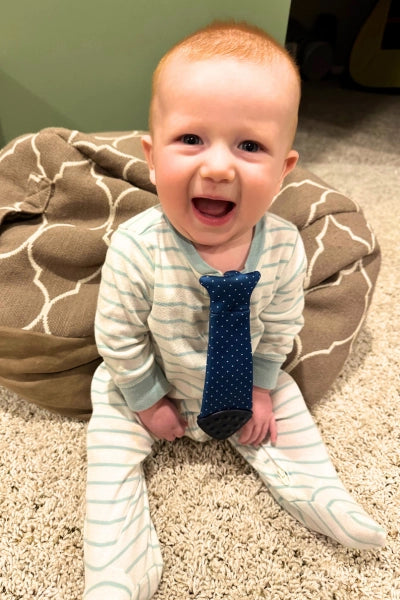 Polkadot Tasty Tie Teether, Crinkle*