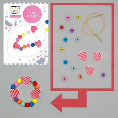 Make Your Own Heart Bracelet- ENVELOPE