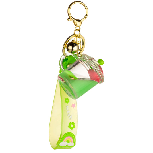 Green Cookie Jar Liquid Effect Sensory Keychain*