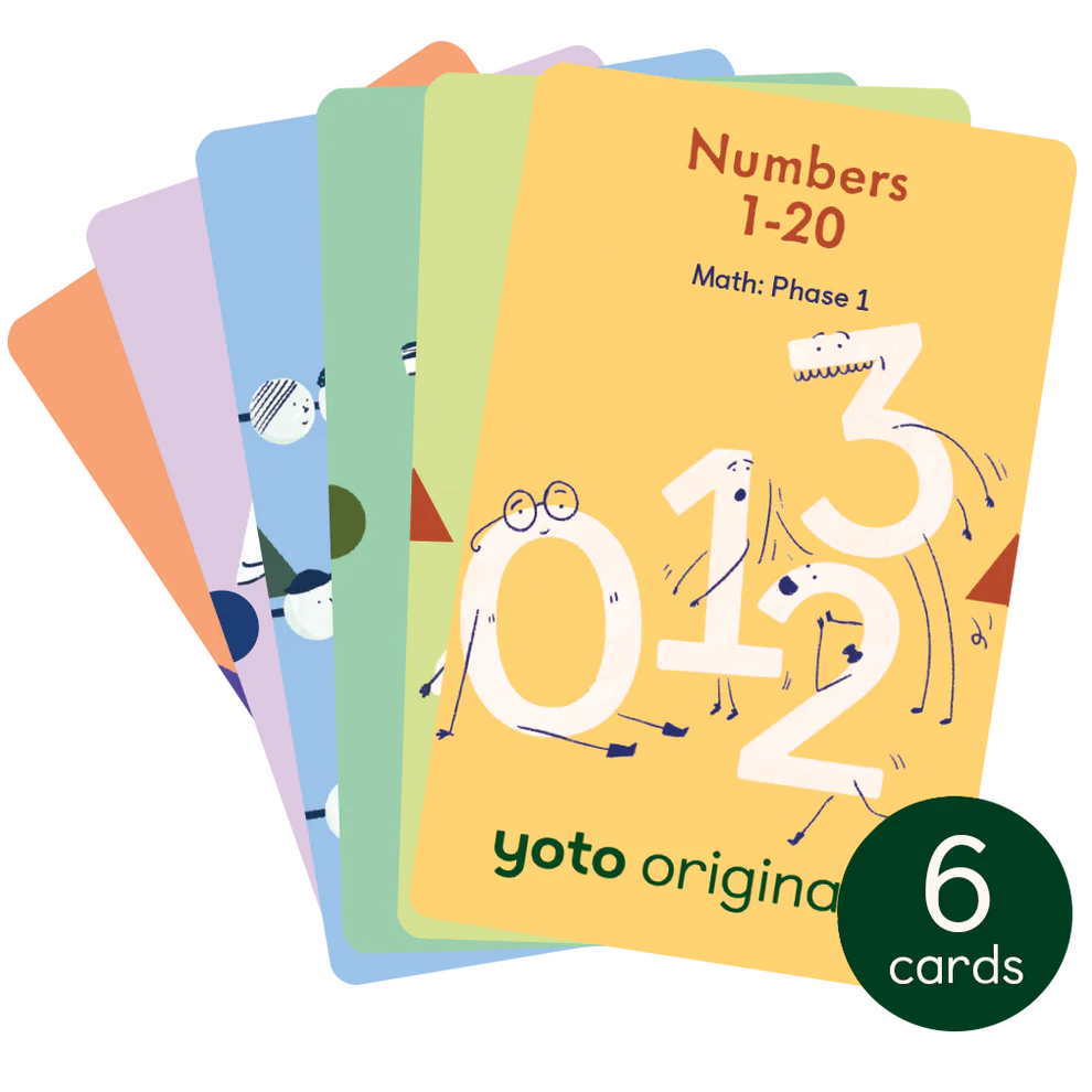 Math Phase 1 - 6 Audiobook Cards