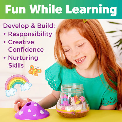 Plant & Grow Unicorn Forest Terrarium Craft Kit For Kids
