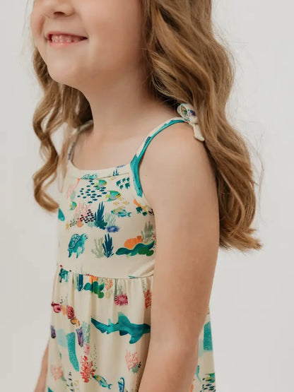 Coral Reef Bamboo Sundress