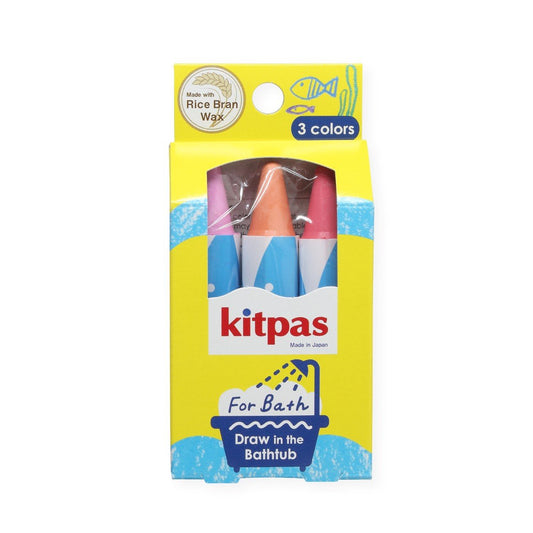 Kitpas Bath Crayons 3 Colors - Coral