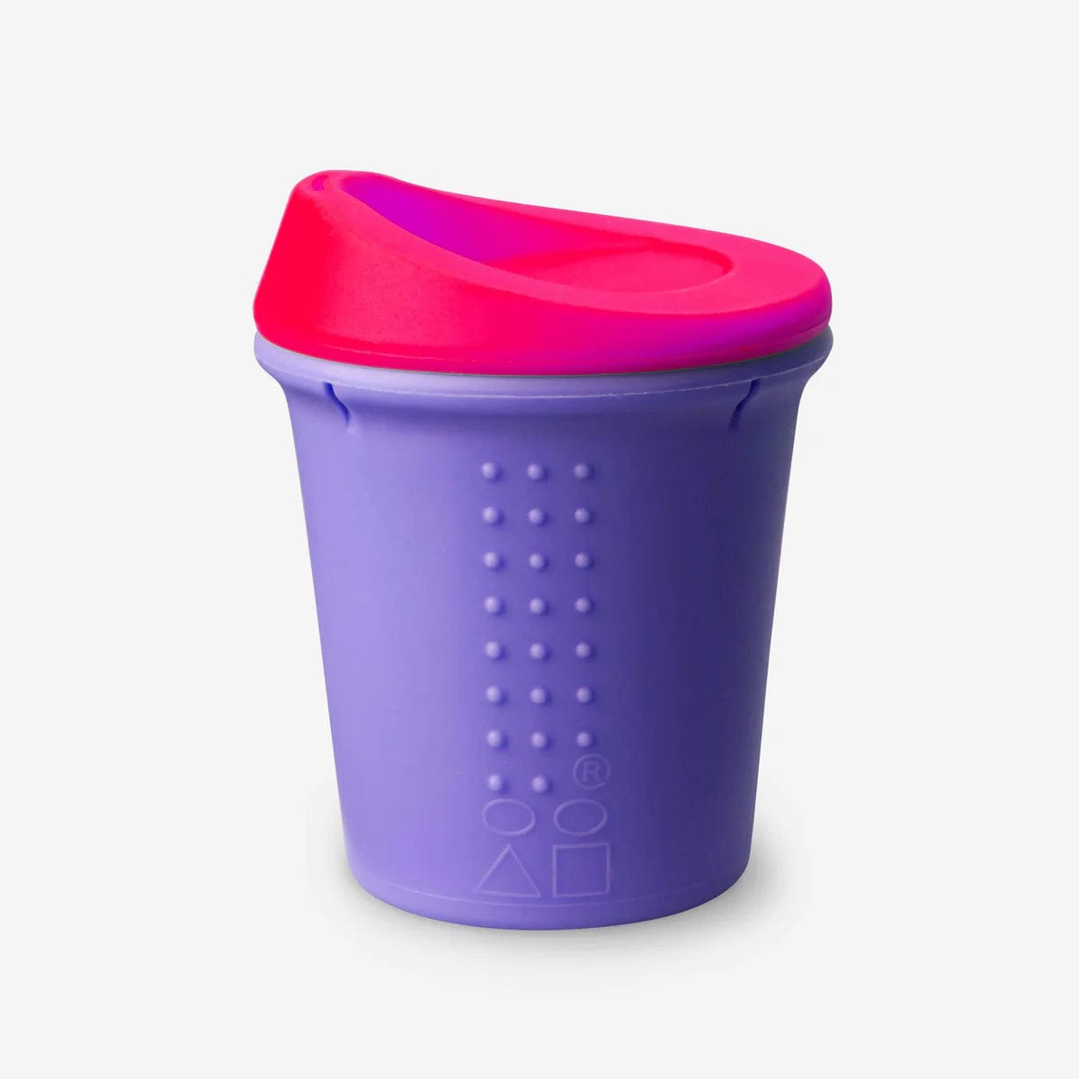 8oz Silicone Kids To-Go Cup (Pink/Purple) Silikids Silikids Lil Tulips