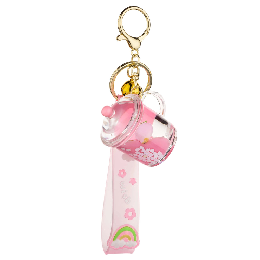 Pink Cookie Jar Liquid Effect Sensory Keychain