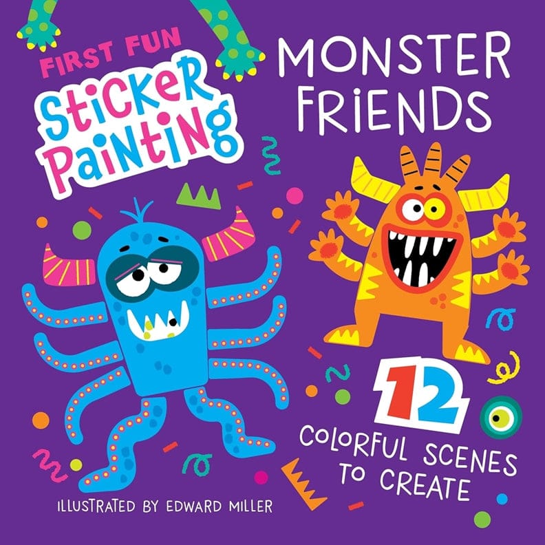 First Fun Sticker Painting: Monster Friends inside pages - Fox Chapel Publishing