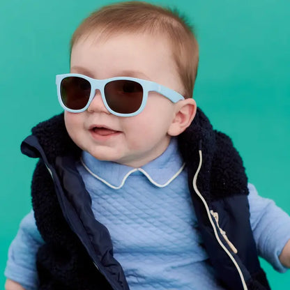 Baby Blue- Amber Lens - Navigator Sunglasses