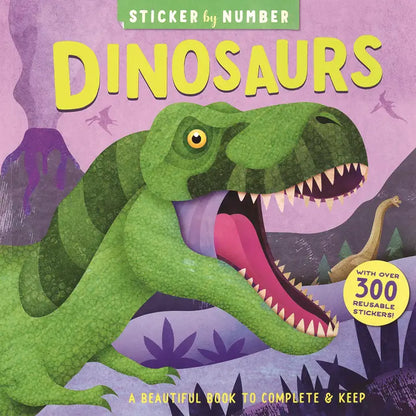 Sticker By Number: Dinosaurs