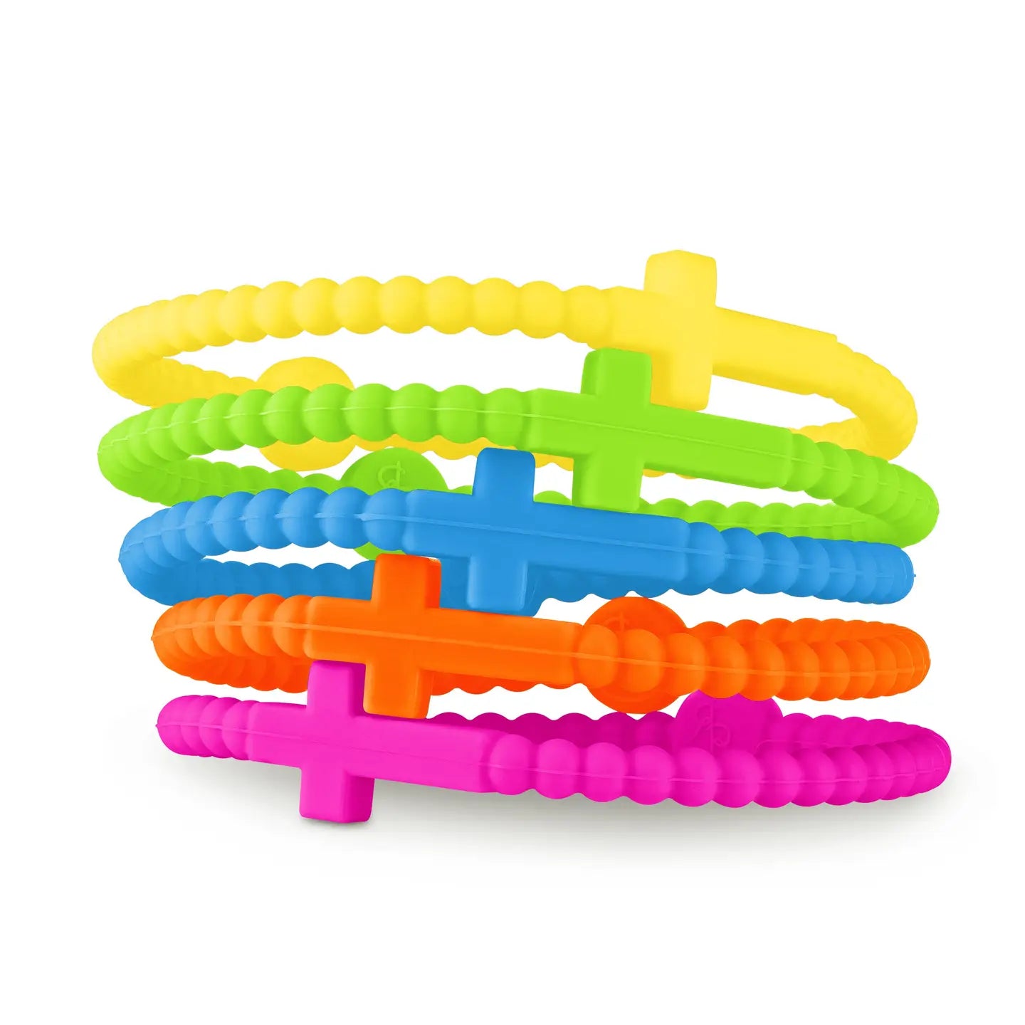 Jesus Bracelets - Neon  (Silicone Cross Bracelets)