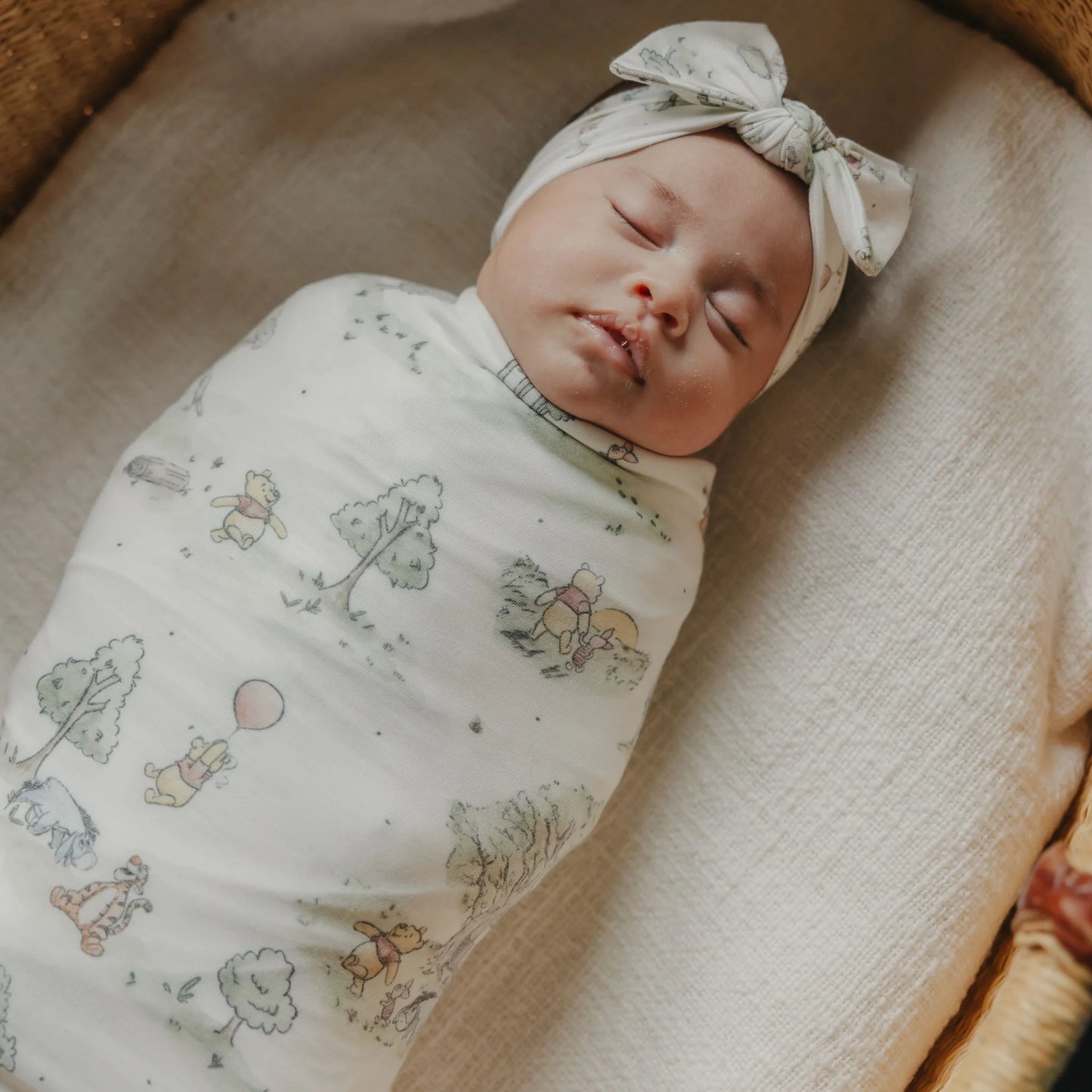 Hundred Acre Wood Knit Headband Bow