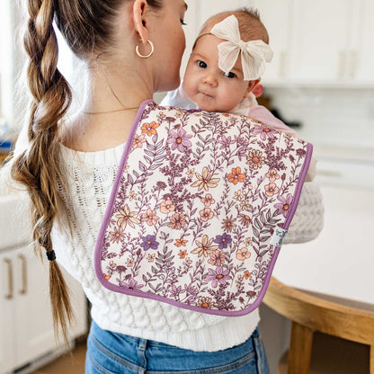 Flora Burp Cloth Set