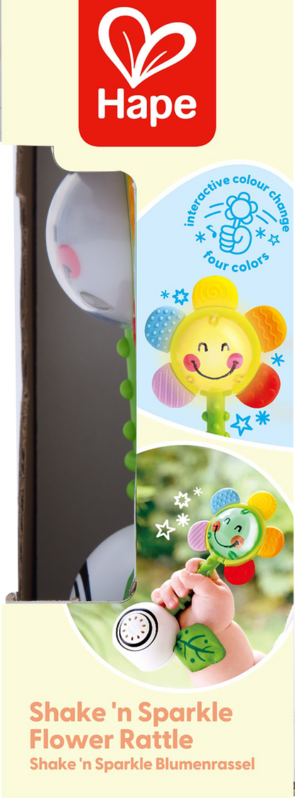 Shake 'n Sparkle Flower Rattle