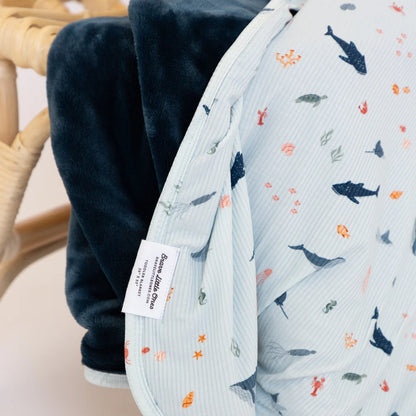 Under The Sea Small Ribbed Youth Blanket