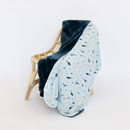 Under The Sea Small Ribbed Youth Blanket