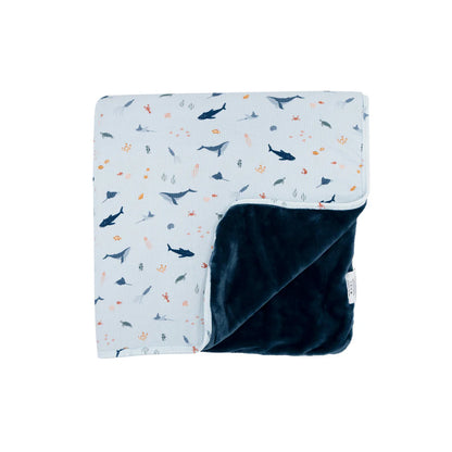 Under The Sea Small Ribbed Youth Blanket