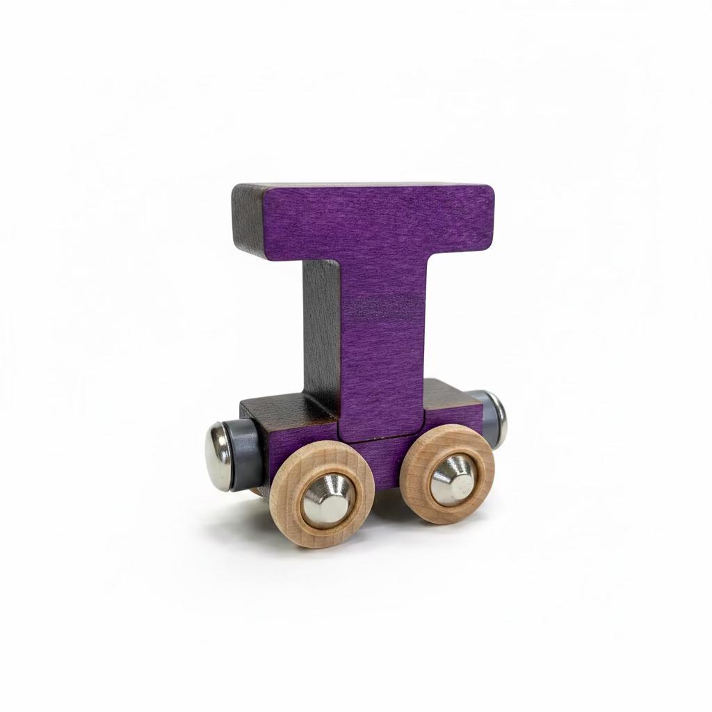 Name Train Letter T - Purple
