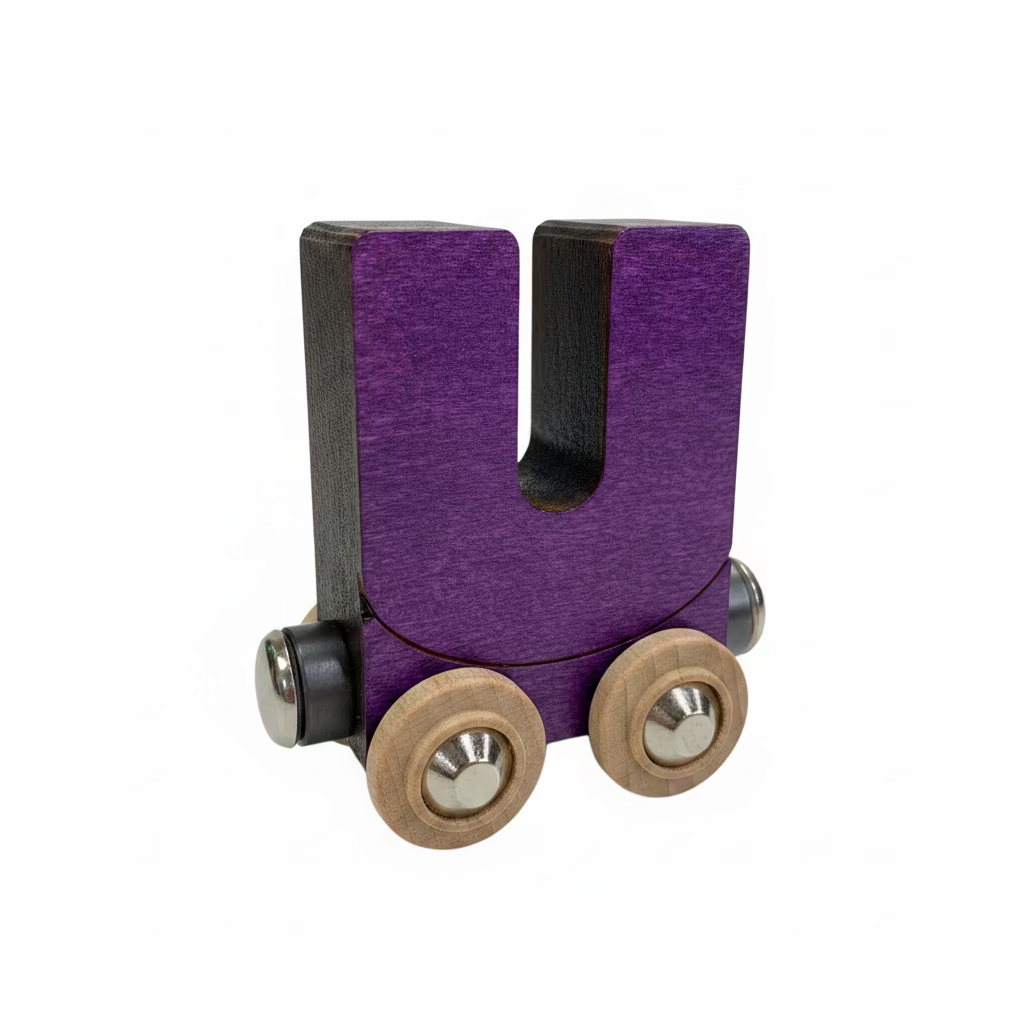 Name Train Letter U - Purple